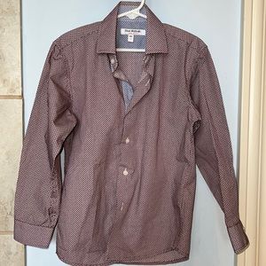 Isaac Mizrahi button down shirt, size 7 for boys.